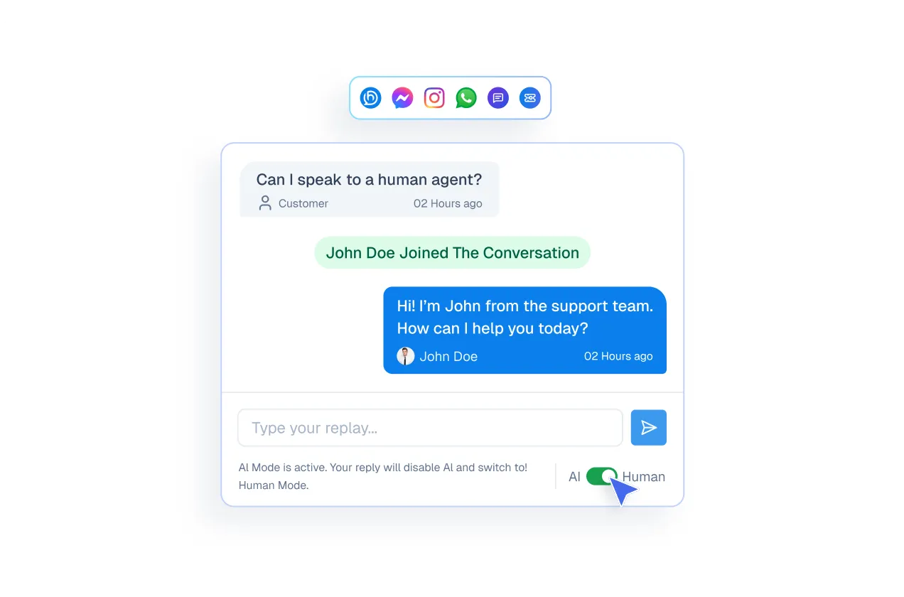 humans step in when needed