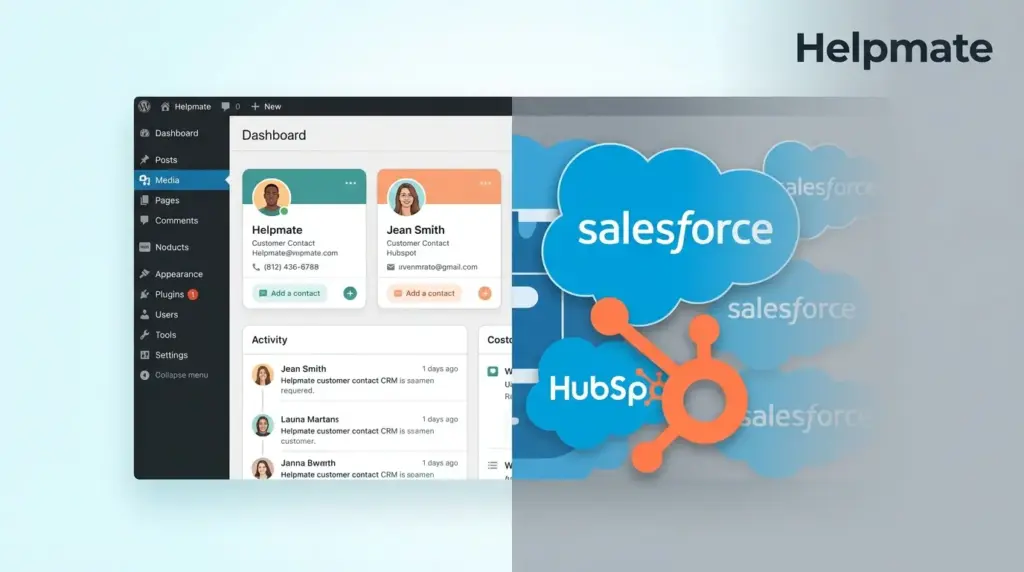WordPress CRM vs HubSpot/Salesforce: When to Choose Each